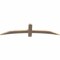 Ekena Millwork Bellingham Smooth Timber Gable Bracket, Douglas Fir, 60"W x 15"H x 1 1/2"D x 3 1/2"F, 6/12 Pitch GBW060X15X0204BEL00SDF - alternate 2